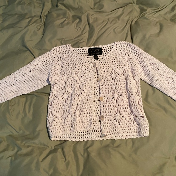 Hand knit cardigan Medium Large - Picture 1 of 2